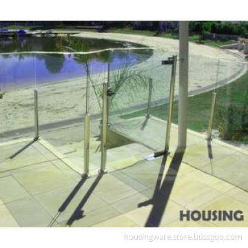 DIY Deisgn Outdoor Glass Railing for Deck / Swimming Pool Fence